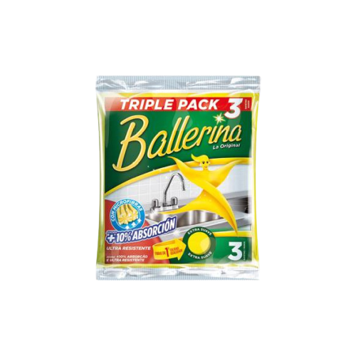 [1464] BAYETA BALLERINA LOTE 3 UD.